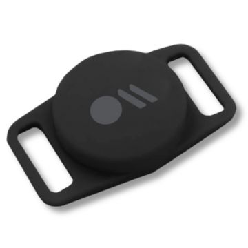 Support AirTag pour collier pour chien Noir