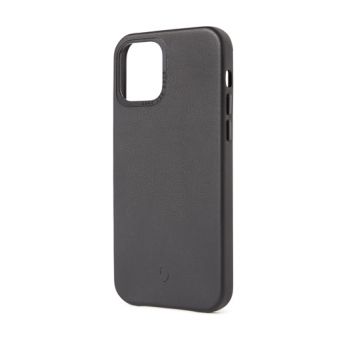 Coque en cuir iPhone 12 Mini Noir