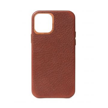 Coque en cuir iPhone 12 Mini Marron