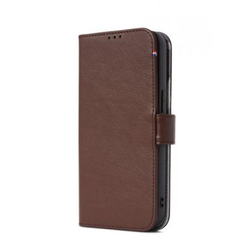 Folio en cuir iPhone 13 Pro Marron