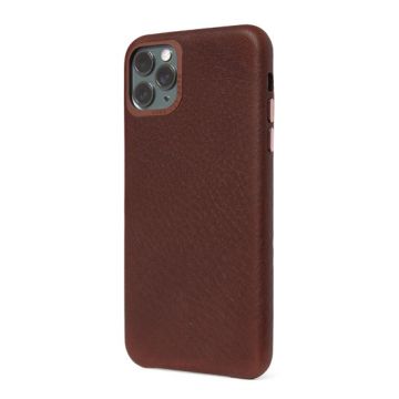Coque en cuir iPhone 11 Pro Marron