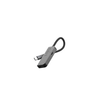 Hub USB-C 2-en-1 Gris