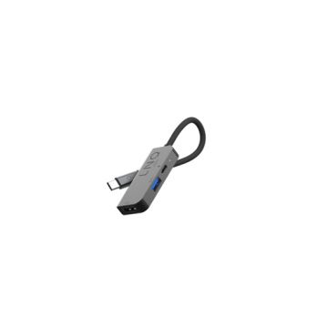 Multiports USB-C 3-en-1 Gris