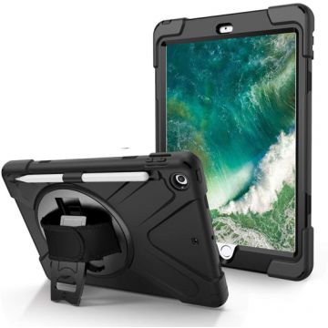 Securit rotative iPad 9.7 (2017/18 - 5th/6th gen) Noir Polybag
