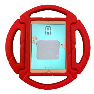 E.V.A. Kids round iPad 9.7 (2017/18 - 5th/6th gen) Rouge Polybag