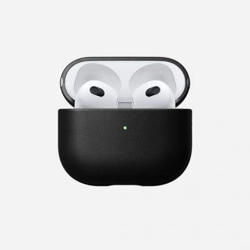 Coque Cuir AirPods (3rd gen) Noir