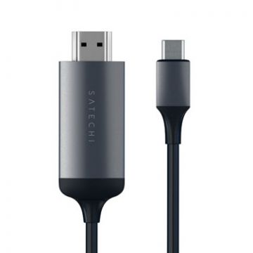 Câble USB-C vers HDMI 4K Space (1,75m) Grey