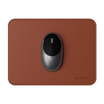 MousePad Cuir écologique Marron